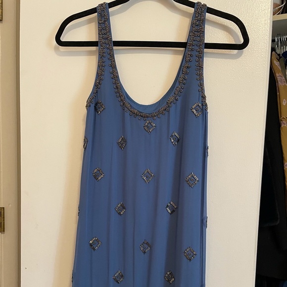 Parker Blue Cocktail Dress - Picture 3 of 3
